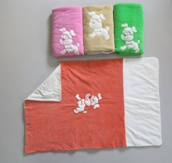 Велюровое одеяло детское