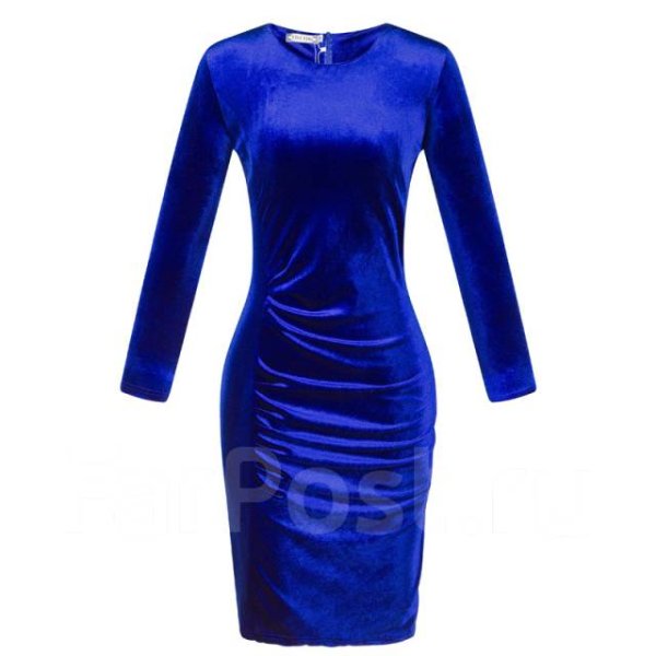 Бархатное платье