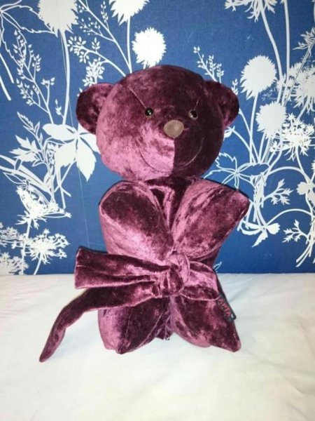 Велюровые мишки интерьерные