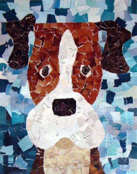 Композиция в технике коллаж