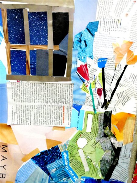 Коллаж из газет