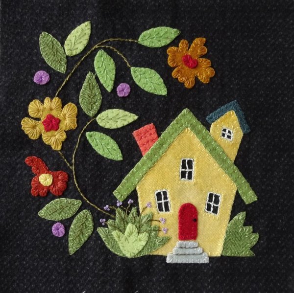 Аппликация из ткани