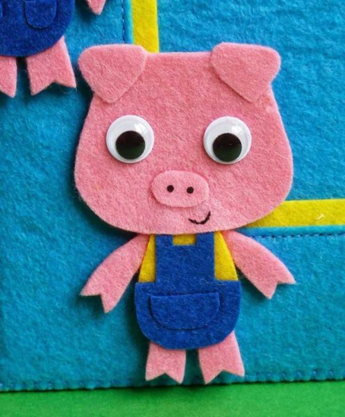 Фетровая аппликация для детей