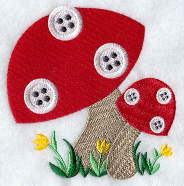 Аппликация из ткани