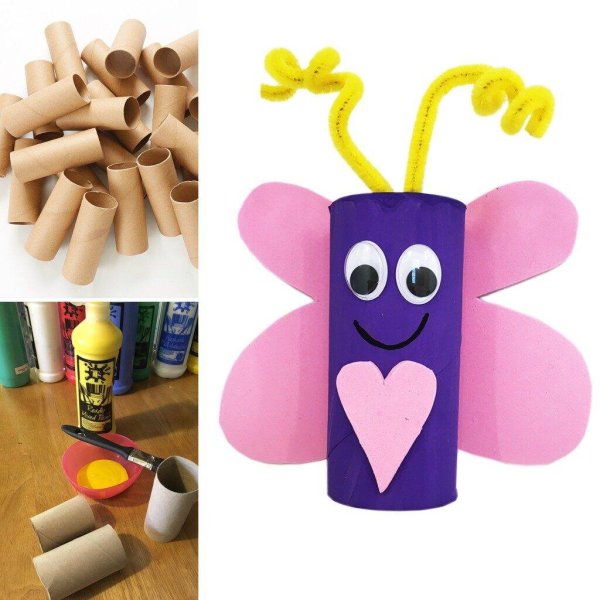 Игрушки из туалетных втулок