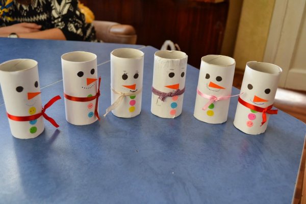 Поделки из втулок