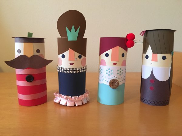 Поделки из втулок от туалетной бумаги