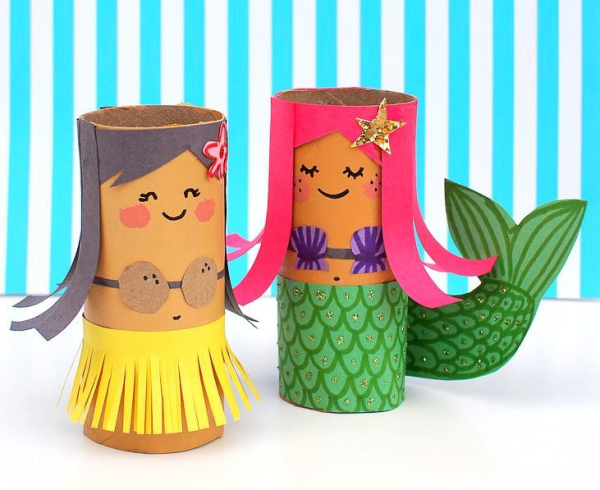 Поделки из втулок