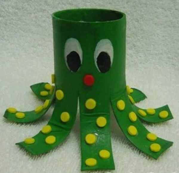 Поделки из втулок