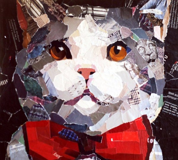 Коллаж из журнальных вырезок