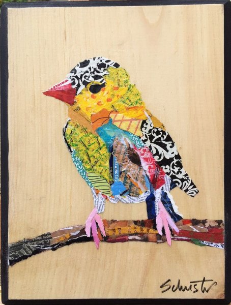 Аппликация из журналов