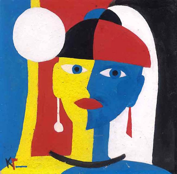 Портрет в стиле Малевича