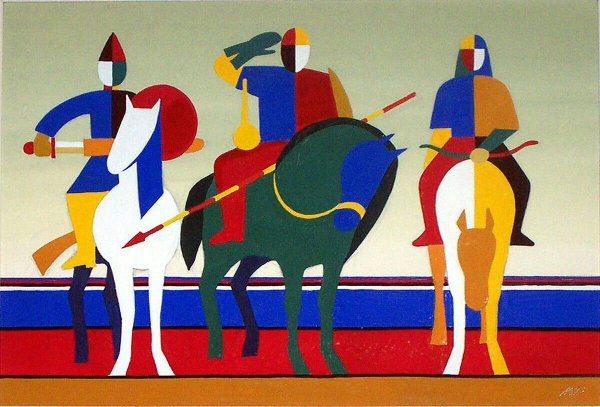 Казимир Малевич три богатыря