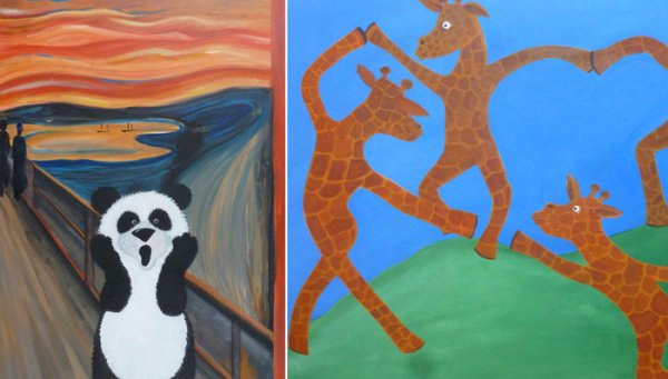 Известные картины похожие на детские рисунки