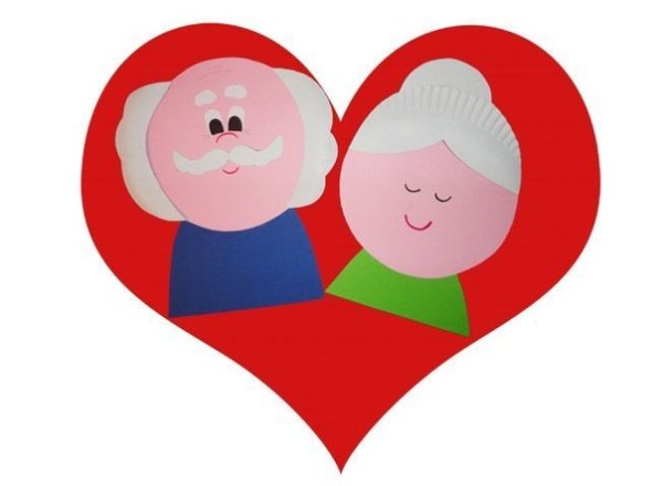 Аппликация ко Дню пожилых людей