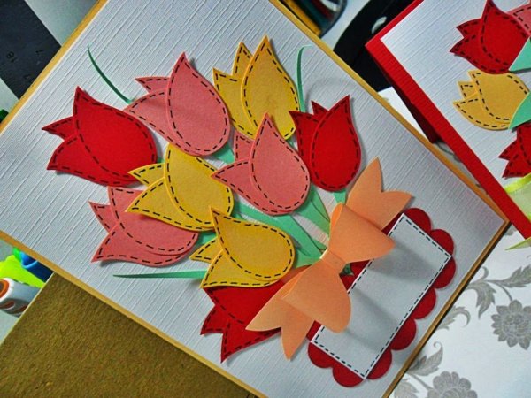 Открытка ко Дню пожилого человека своими руками