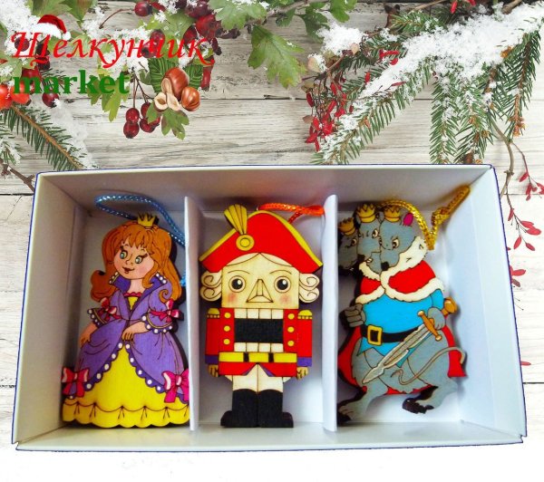 Игрушка из фетра Щелкунчик