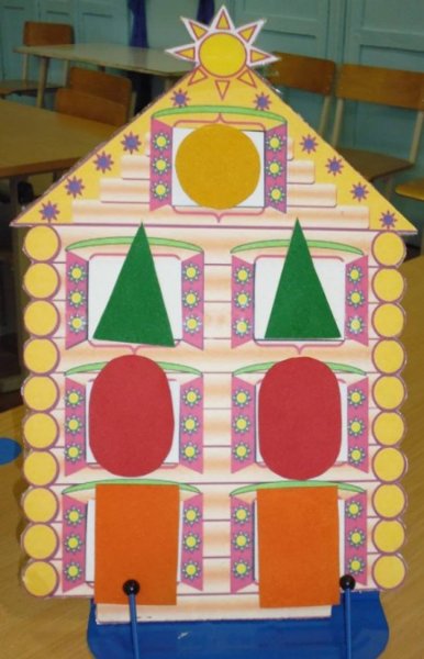 Теремок из геометрических фигур