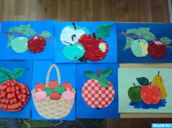 Поделки к яблочному спасу в садик