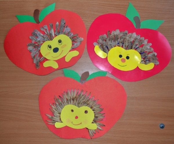 Поделка к яблочному спасу в детский садик