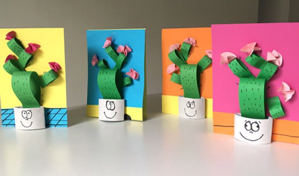 Аппликация Кактус