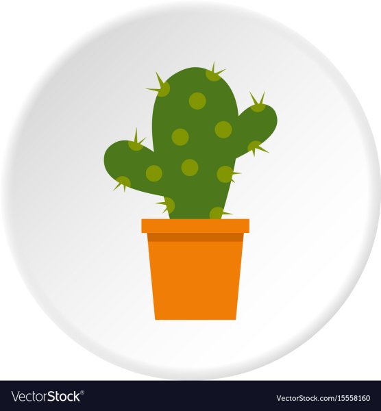 Аппликация Кактус в горшке