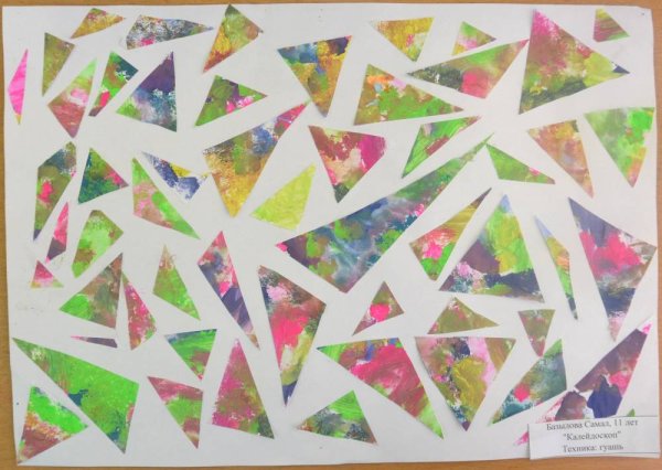 Рисование на тему веселый Калейдоскоп