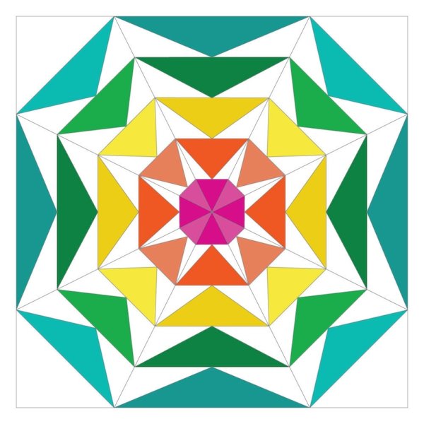 Графическая аппликация Калейдоскоп