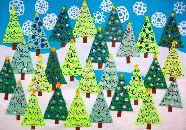 Коллективная работа новый год