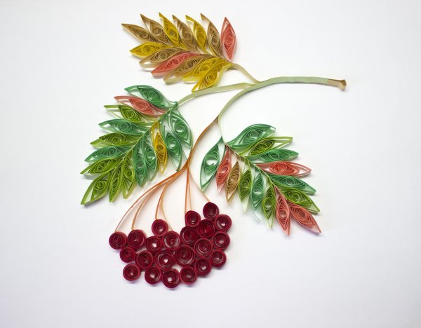 Поделка рябина