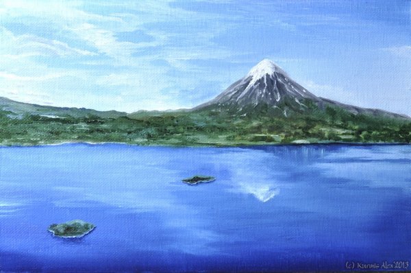 Вулканы Камчатки арт