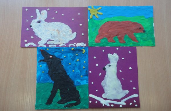 Камчатские аппликация с детьми