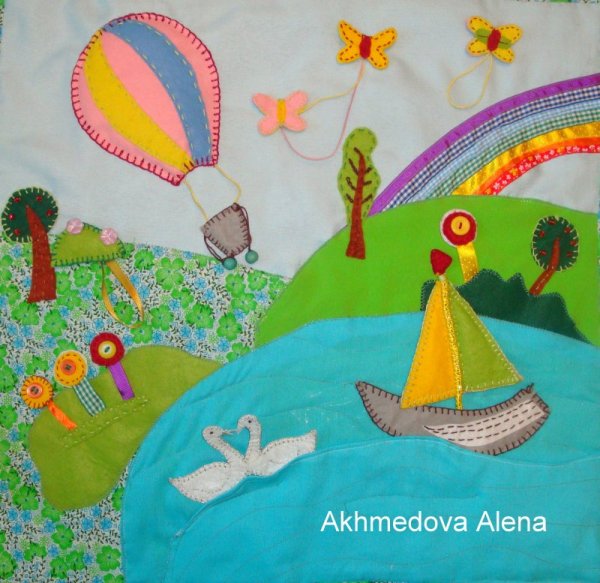 Аппликация летняя фантазия