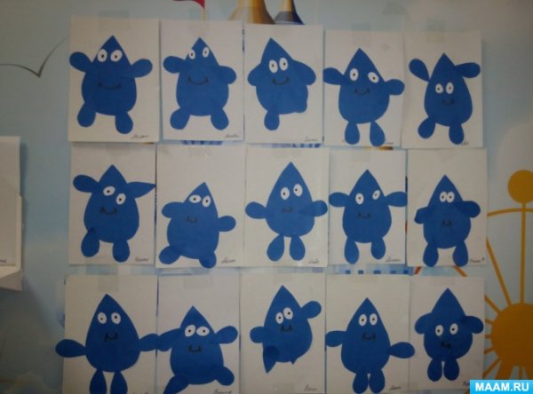 Аппликация во второй младшей