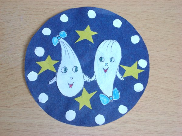 Аппликация на тему вода