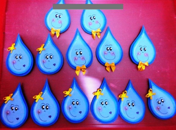 Поделка капля