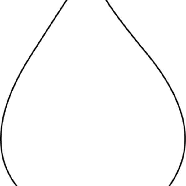 Форма капли для вырезания