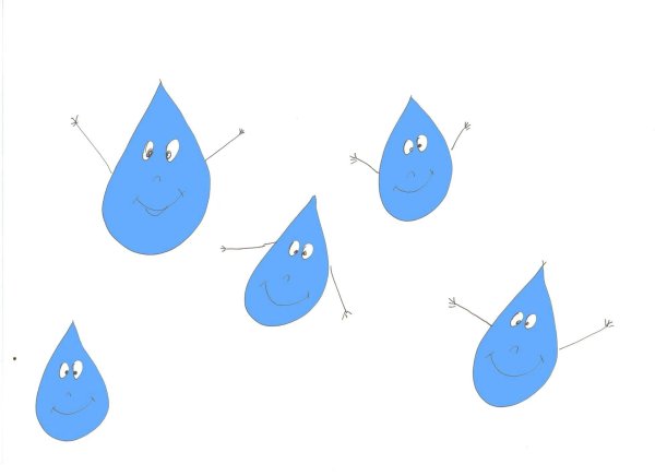 Две капли рисунок