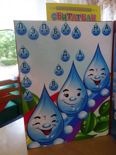 Аппликация капелька воды старшая группа