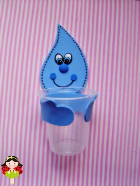 Поделка капелька