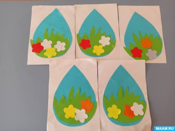 Аппликация в подготовительной группе