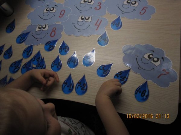 Аппликация капелька воды