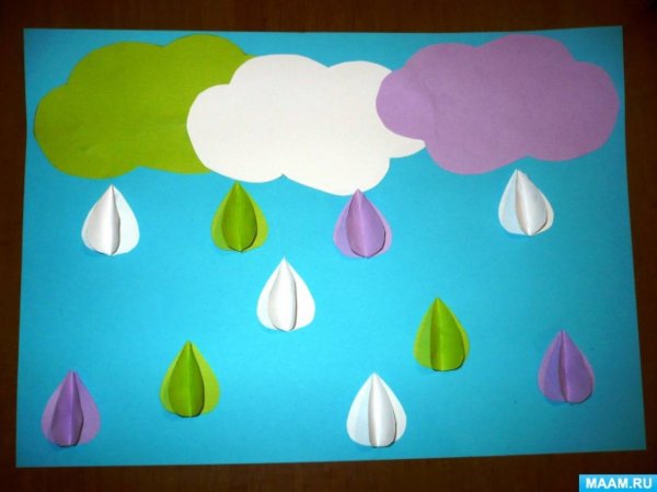 Объемная аппликация средняя группа