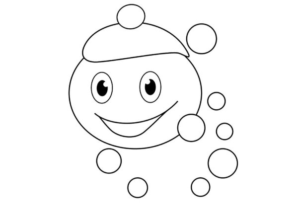 Капитошка раскраска для детей