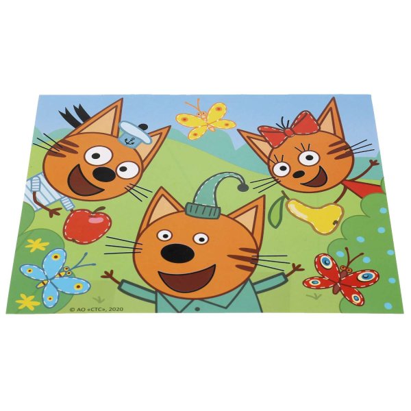 Карамелька из три кота аппликация