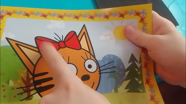 Аппликация 3 кота