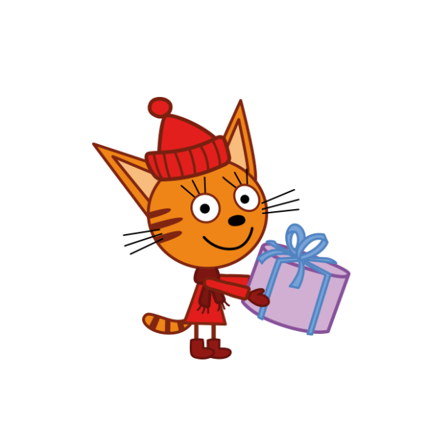 Мультик три кота Карамелька