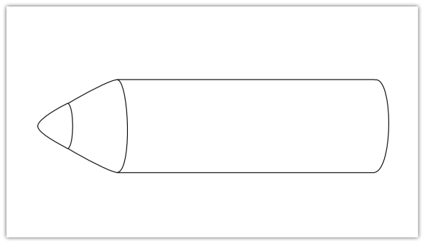 Карандаш трафарет для вырезания