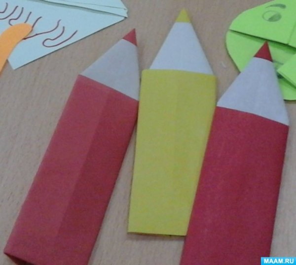 Закладка карандаш подготовительная группа