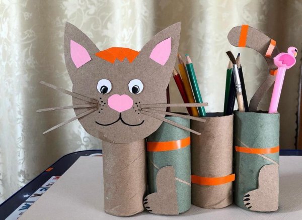 Поделки из втулок